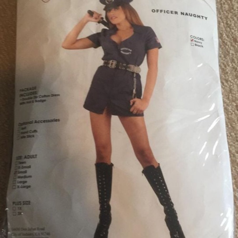NIP-Officer Naughty costume, size small